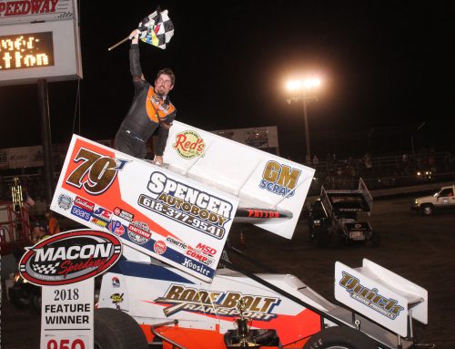 Patton Puts On Fifth-Mile Smile At Macon Speedway